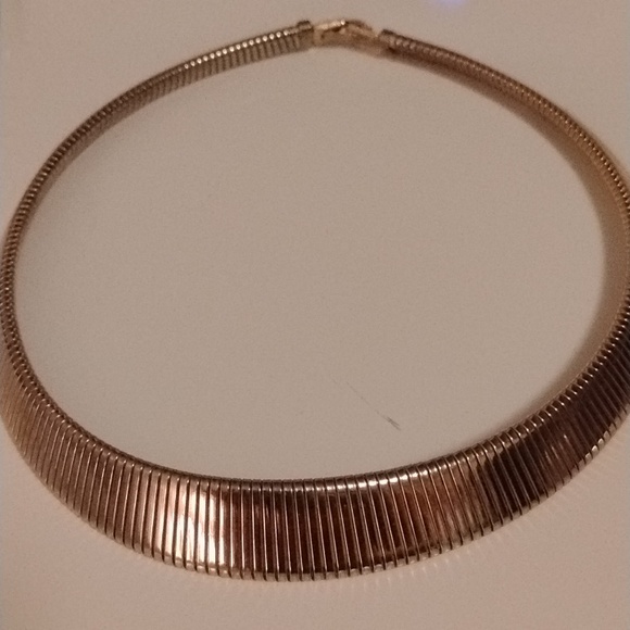 Monet Gold-Toned Ribbed Necklace - Picture 2 of 4